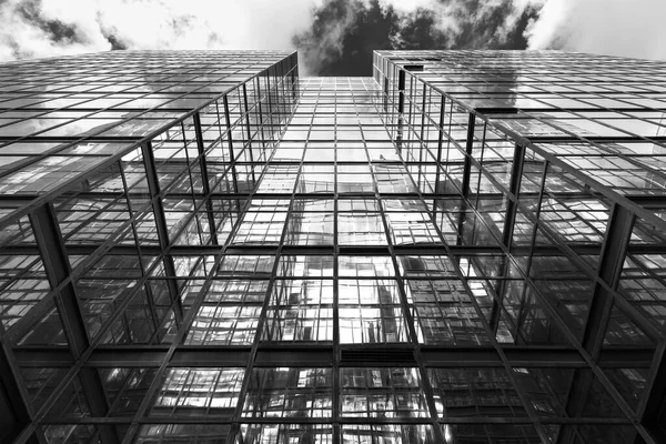 Buiten Het Kantoorgebouw Modern Gebouw Abstracte Achtergrond Patroon — Stockfoto