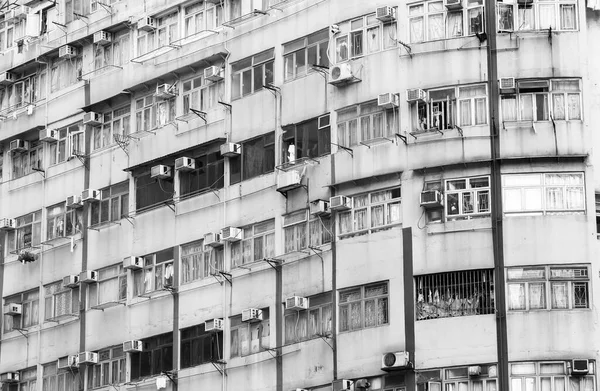 Bangunan Apartemen Tua Kota Hong Kong — Stok Foto