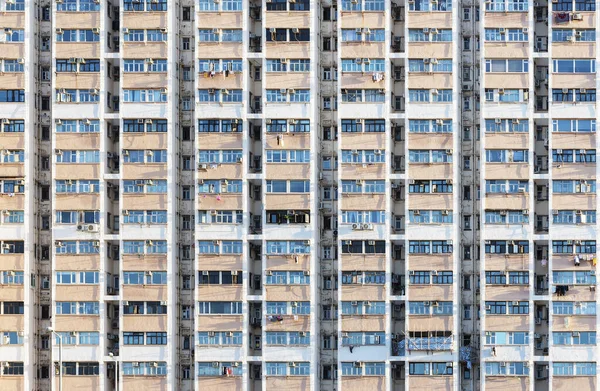 Antiguo Edificio Apartamentos Ciudad Hong Kong —  Fotos de Stock