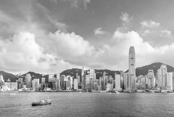Skyline Victoria Harbor Ciudad Hong Kong —  Fotos de Stock
