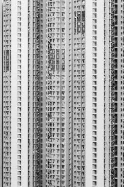 Hong Kong 'da yüksek binalar.