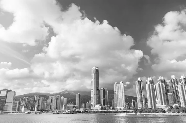 Skyline Und Hafen Von Hongkong — Stockfoto