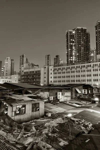 Hong Kong Ciudad Por Noche — Foto de Stock