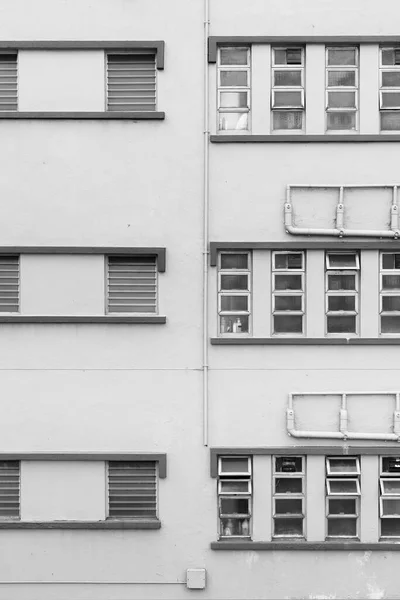 Esterno Edilizia Residenziale Nella Città Hong Kong — Foto Stock