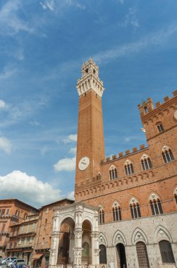 Piazza del Campo, Siena, Toskana, İtalya. 