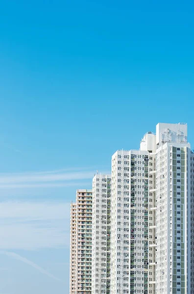 Hong Kong 'da yüksek binalar.