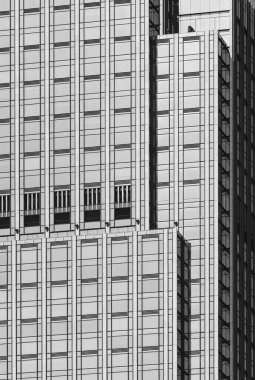 Modern binanın dış cephesi. Mimari soyut arkaplan