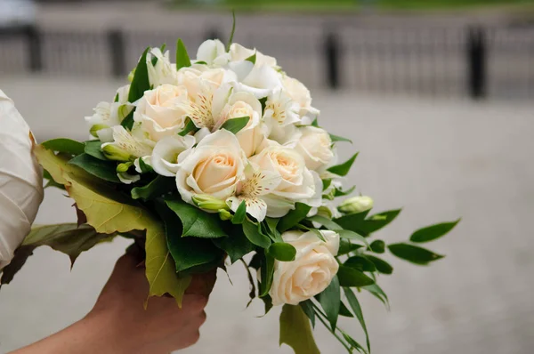 Bouquet Sposa Bellissimo Bouquet Sposa — Foto Stock