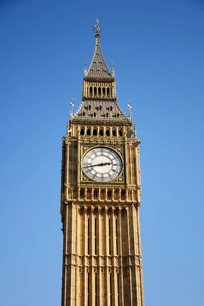 Nahaufnahme Des Zifferblatts Von Big Ben Westminster London — Stockfoto