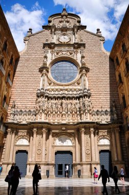 Montserrat Monastery Katalonya, İspanya için giriş.