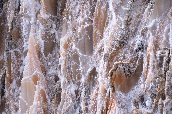 Solná Hora Textura Krásná Textura Solných Minerálů — Stock fotografie