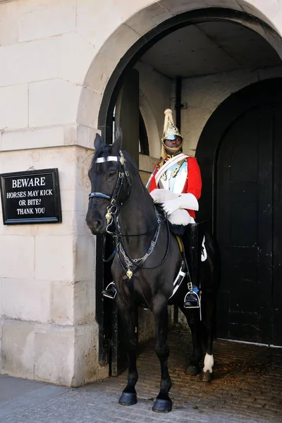 Londres Septiembre 2015 Guardia Guardia Caballos Reina Servicio — Foto de Stock