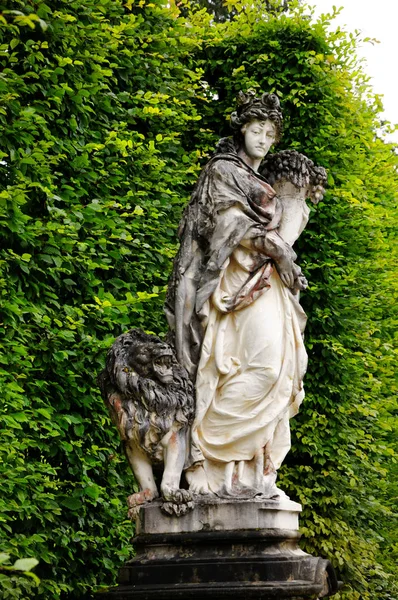 Sculpture in the park of Linderhof Palace.