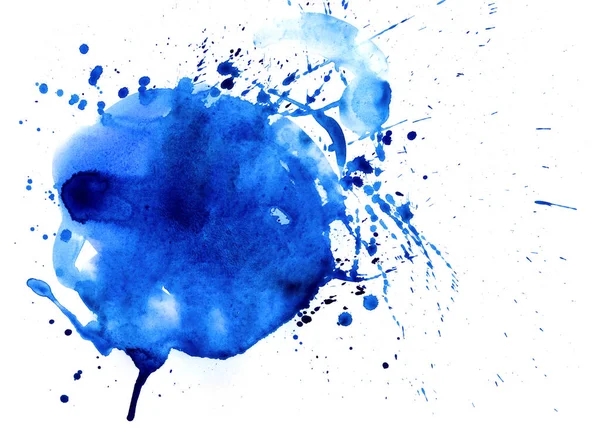 Aquarell blauer Hintergrund — Stockfoto