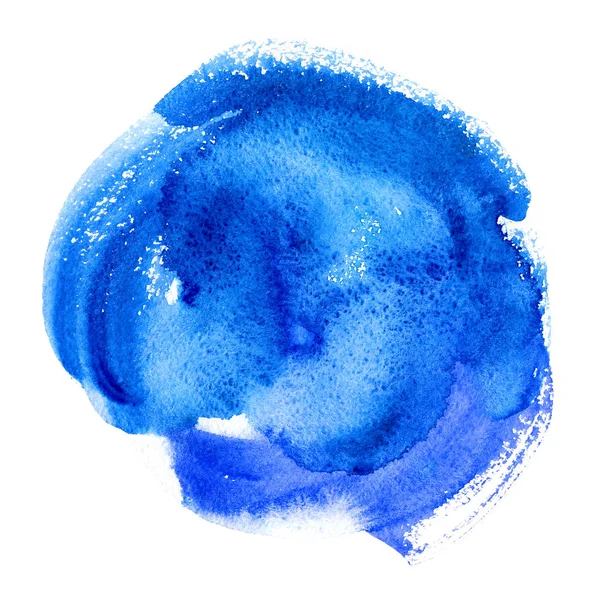 Colorato sfondo blu acquerello — Foto Stock