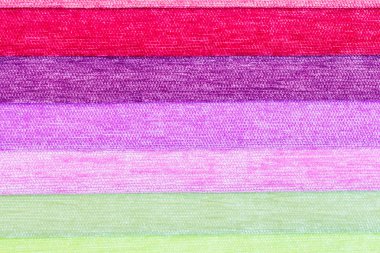 Sıcak tonları kumaş örnekleri renkli