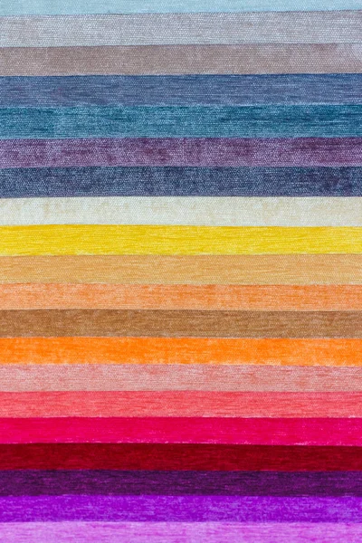 Campioni di tessuto colorato — Foto Stock