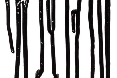 Siyah boya yakın çekim