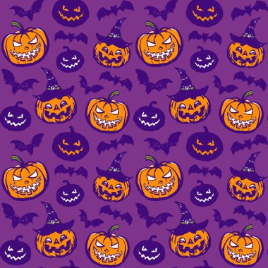 Cadılar Bayramı kusursuz desen