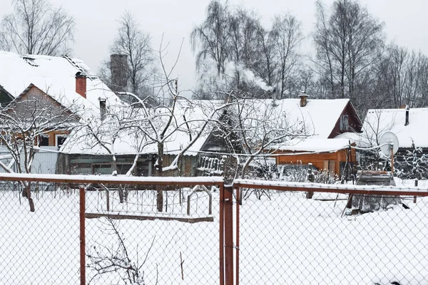 Vinter landsbygd landskap — Stockfoto