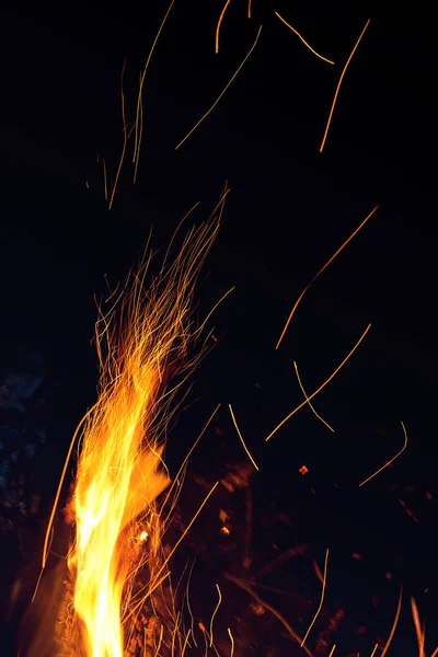 Fire bright background — Stock Photo, Image