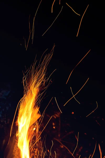 Feuer heller Hintergrund — Stockfoto