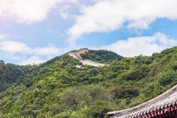 Vista de la gran pared de China — Foto de Stock