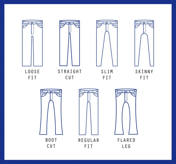 Denim fit icon. Royalty Free Stock Illustrations