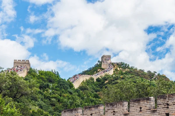 Vista de la gran pared de China — Foto de Stock