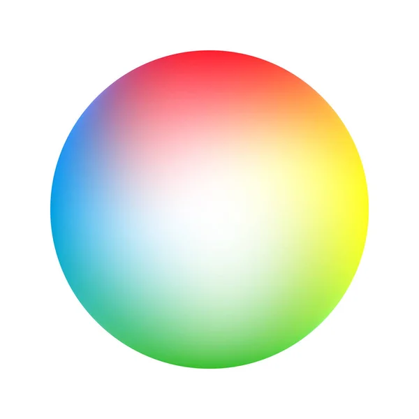 Redondo gradiente de color suave — Archivo Imágenes Vectoriales