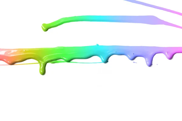 Fluxos de tinta colorida gradiente — Fotografia de Stock