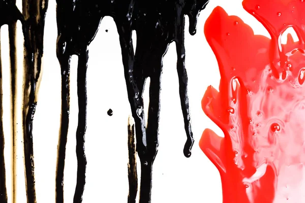 Pittura nera e rossa — Foto Stock