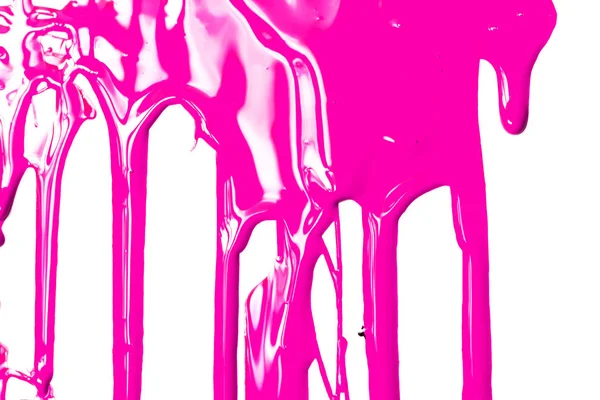 beyaz zemin üzerinde pembe boya