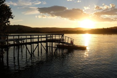 Gündoğumu sırasında çarpıcı bir görünüm