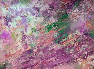 Parlak renklerle soyut arka plan. Yağlıboya.