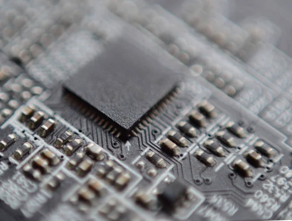 Macro electronic chip on the board