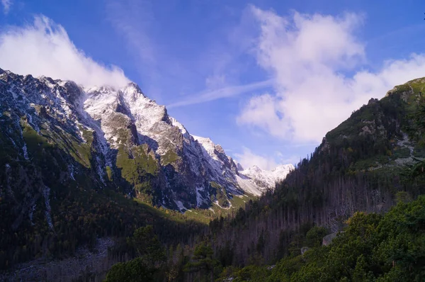 Vadisi. Tatransky narodny parkı. Vysoke Tatry. Slovakya.