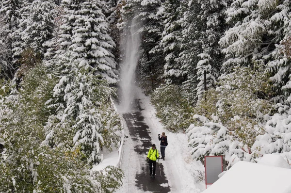 Sonbahar. Tatransky narodny parkı. Vysoke Tatry. Slovakya.
