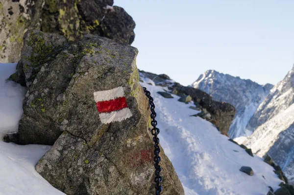 Ferrata Татранский Народный Парк Высоке Татри Словакия — стоковое фото