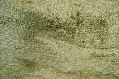 Yok edilmiş alçı. Bağlı sıva. Eski alçı ve macun. Yıkık bina. Yıkım. Durgun -luk.