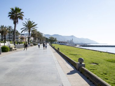 Seafront, Sitges, İspanya