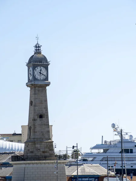 Reloj Antiguo Puerto Barcelona — Foto de Stock