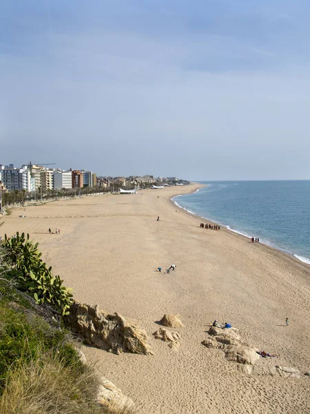 Vistas Playa Calella — Foto de Stock