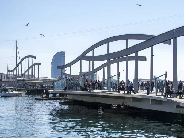 Puerta Puerto Barcelona — Foto de Stock