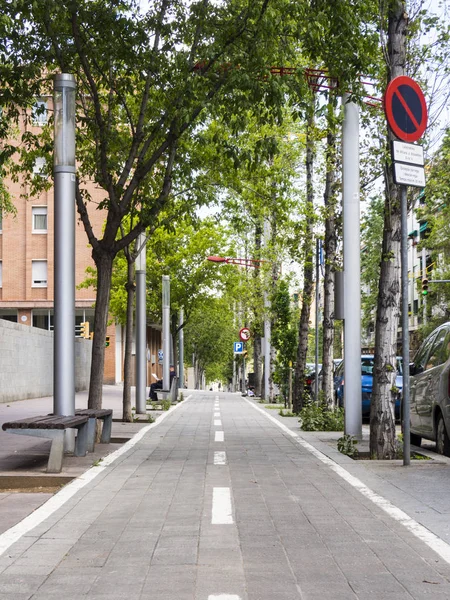 Carril Bici Acera — Foto de Stock