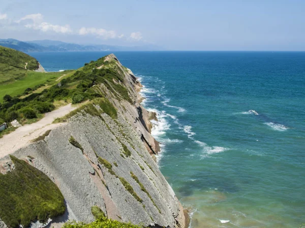 kayalıklardan zumaia, İspanya