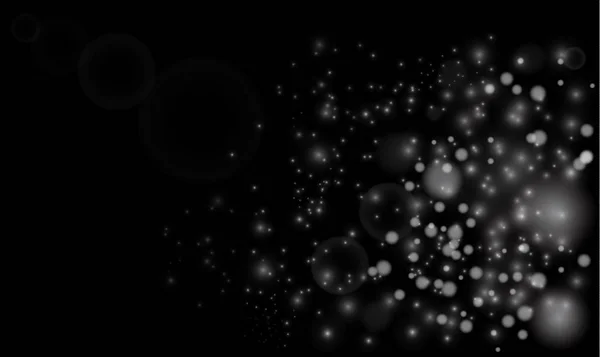 Textura fondo abstracto blanco y negro o plata Glitter y elegante — Vector de stock