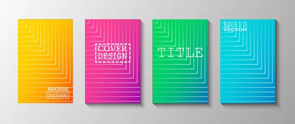 Colorful covers design — Stock Vector