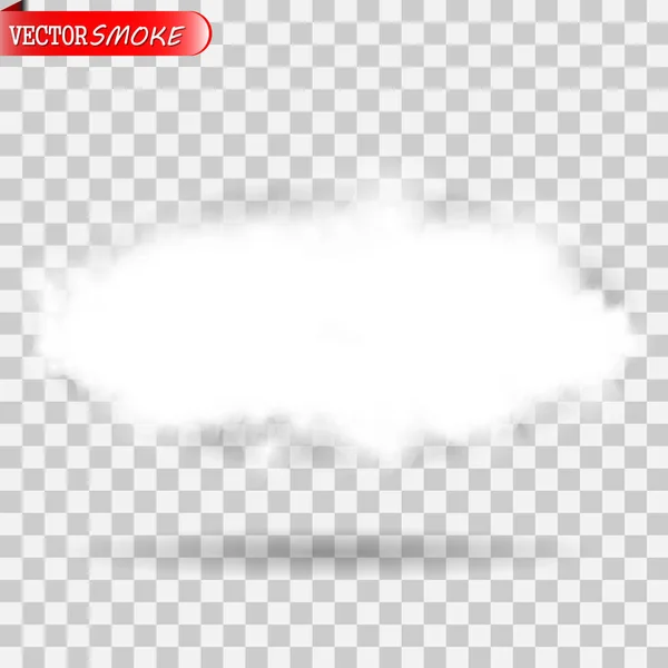 Niebla o humo aislado efecto especial transparente. — Vector de stock