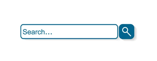 검색창, 검색의 설정 — 스톡 벡터
